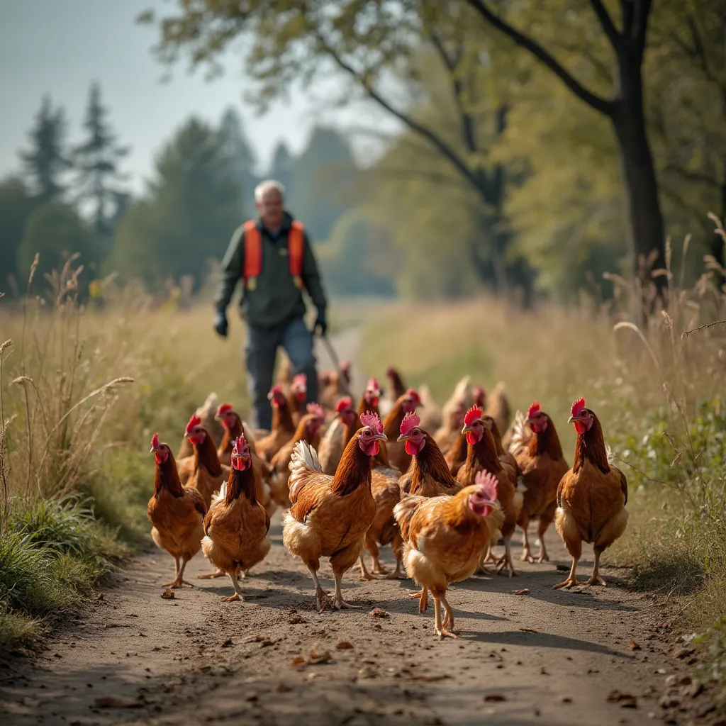 Rural chicken training