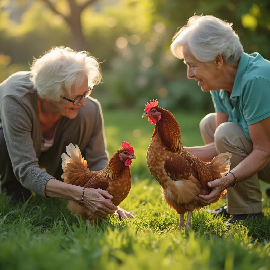 Therapeutic chicken training