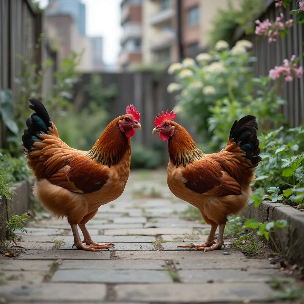 Urban chicken training